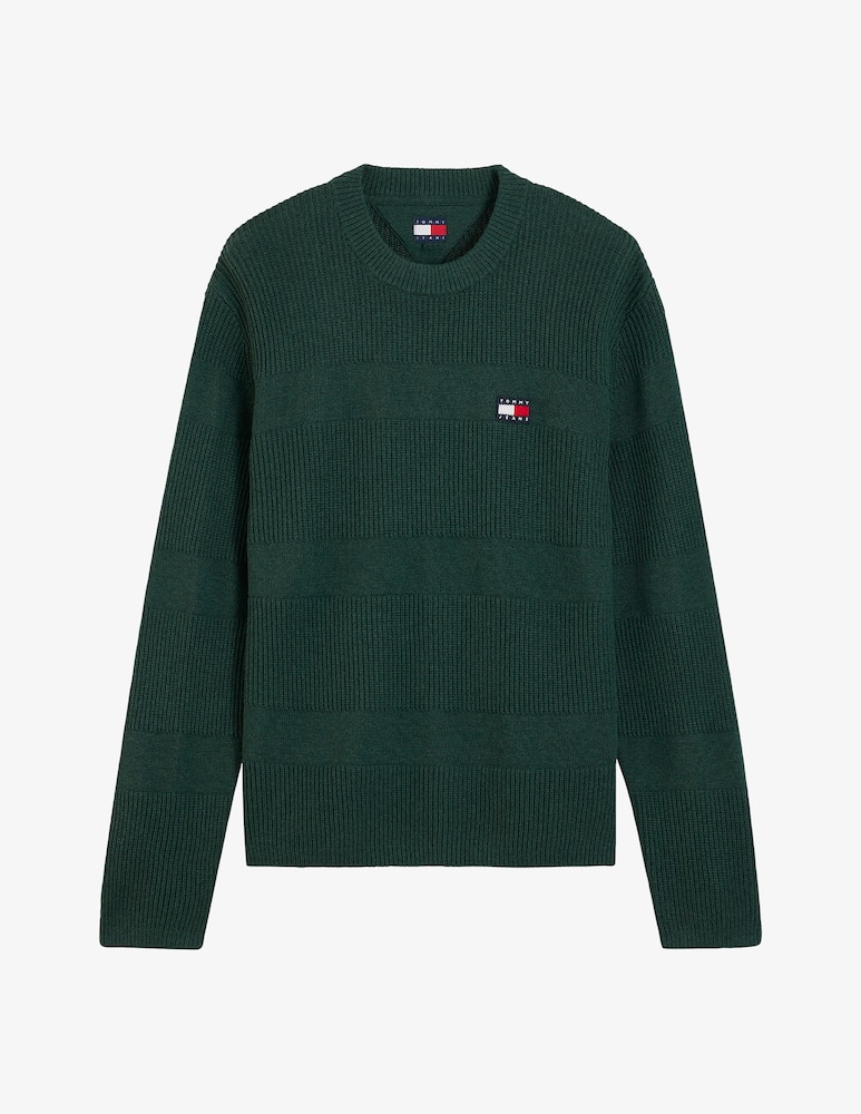 Tommy Jeans Maglione a righe texturizzato con logo - immagine 5 Tommy Jeans Maglione a righe texturizzato con logo - immagine 5