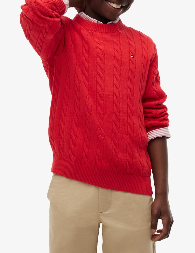 Tommy Hilfiger Cotton cable sweater - picture 2 Tommy Hilfiger Cotton cable sweater - picture 2