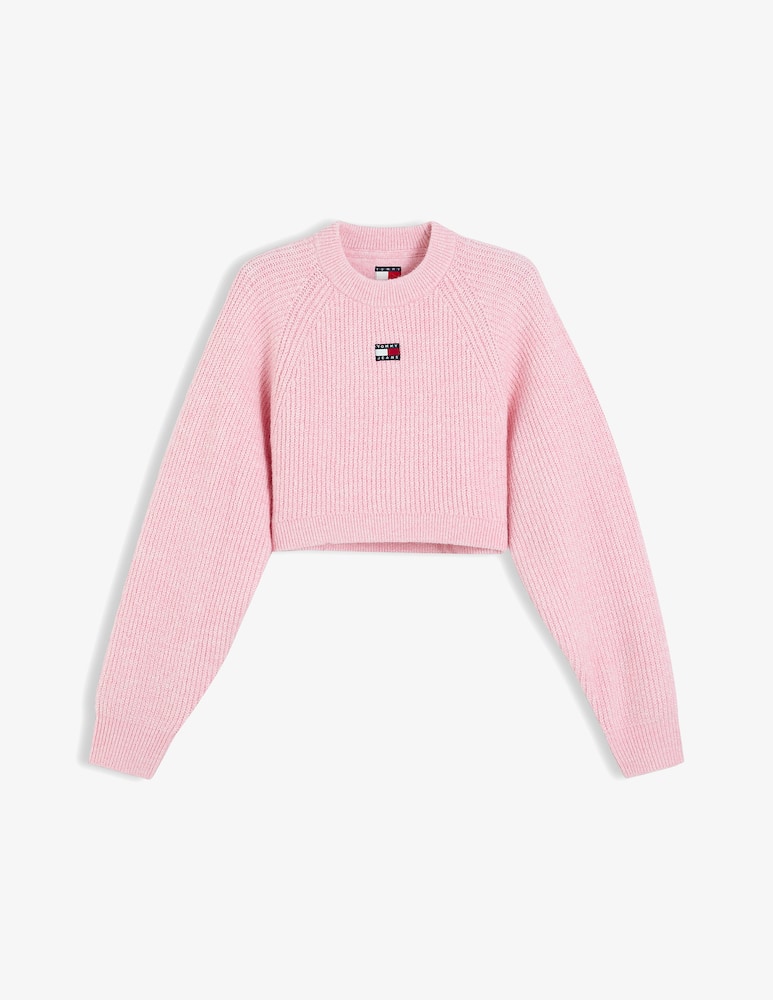 rinascente Tommy Jeans Crop badge sweater