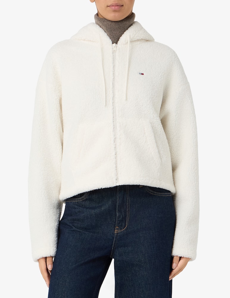 Tommy Jeans Giaccone teddy con cappuccio - immagine 1 Tommy Jeans Giaccone teddy con cappuccio - immagine 1