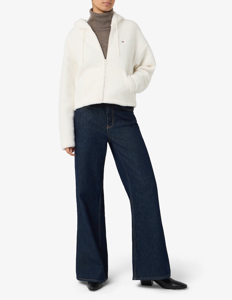 Tommy Jeans Giaccone teddy con cappuccio - immagine 2 Tommy Jeans Giaccone teddy con cappuccio - immagine 2