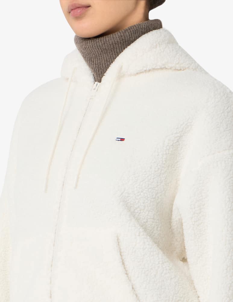 Tommy Jeans Giaccone teddy con cappuccio - immagine 4 Tommy Jeans Giaccone teddy con cappuccio - immagine 4