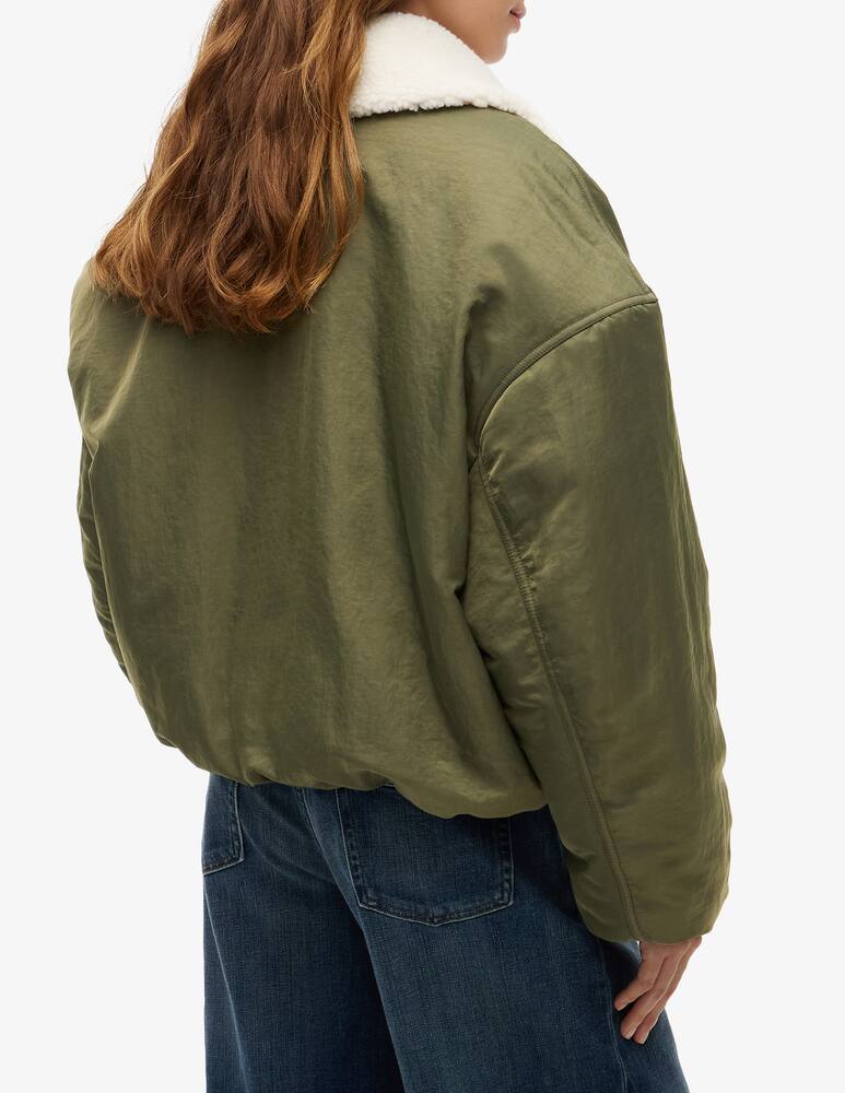 rinascente Tommy Jeans Bomber utility con collo in teddy