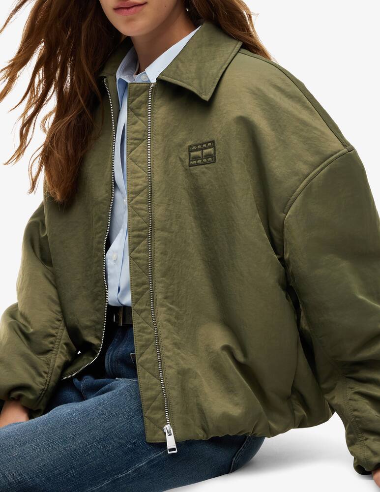 rinascente Tommy Jeans Bomber utility con collo in teddy