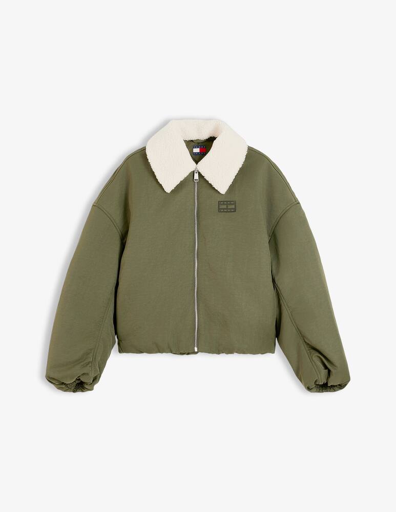 rinascente Tommy Jeans Bomber utility con collo in teddy