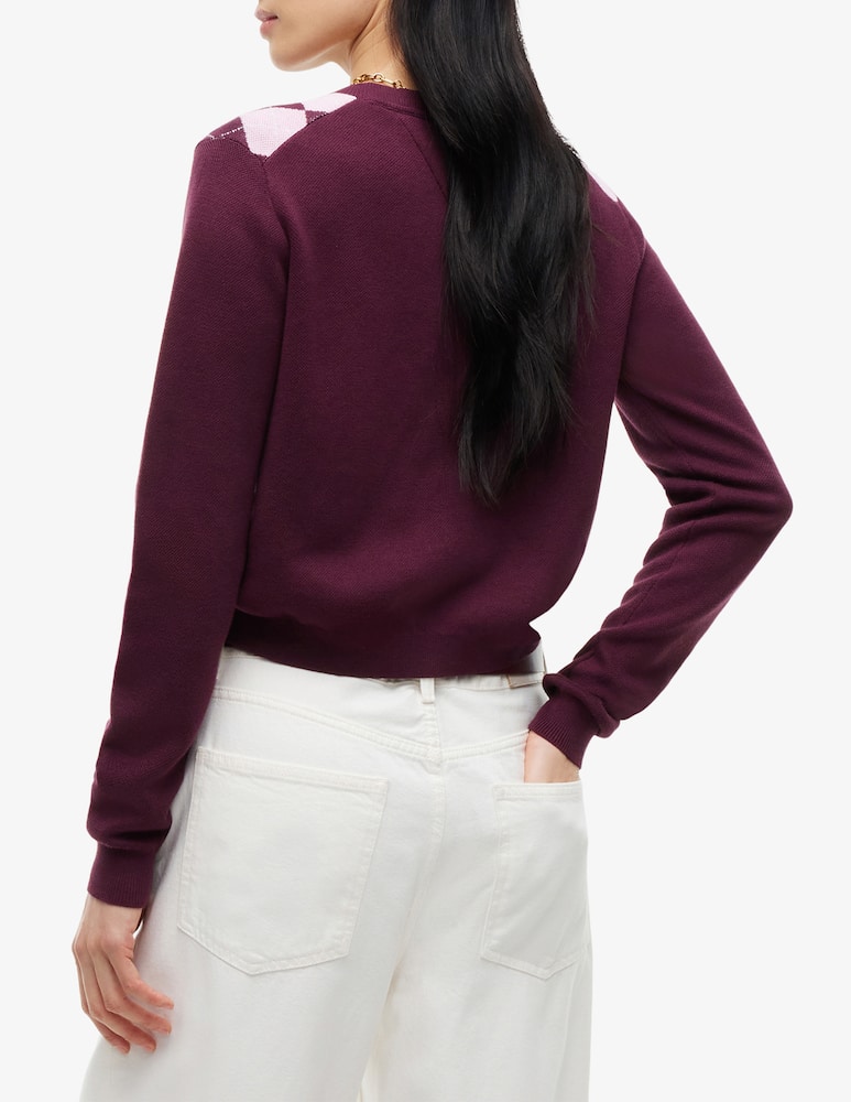 Tommy Jeans Cardigan argyle - immagine 3 Tommy Jeans Cardigan argyle - immagine 3