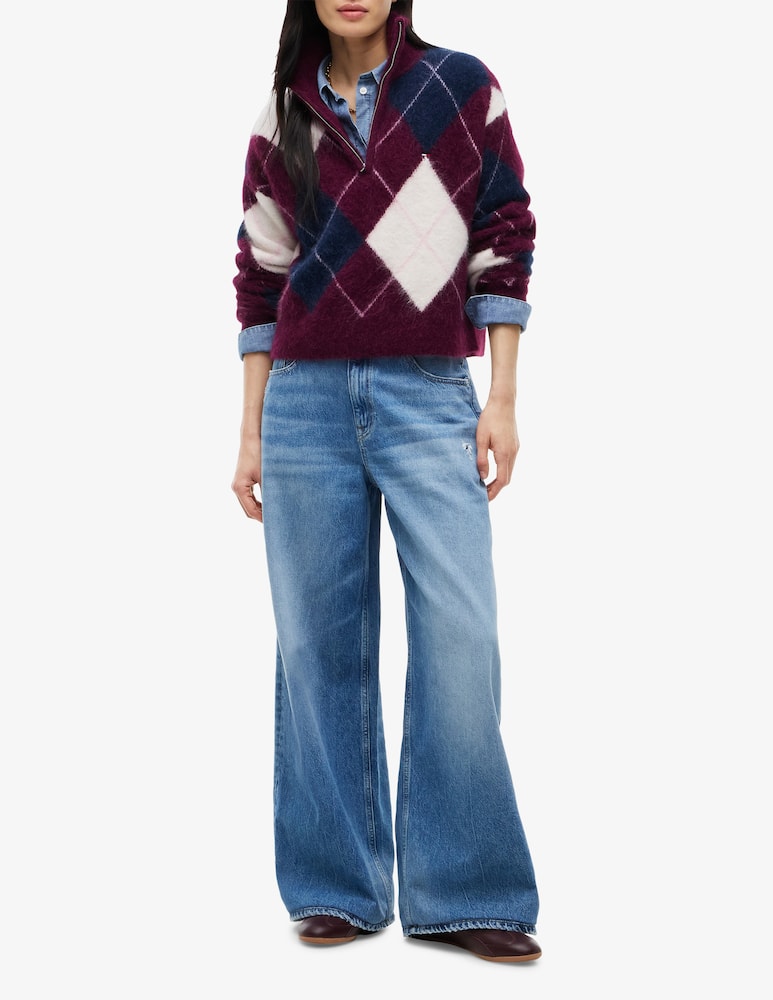 rinascente Tommy Jeans Fluffy quarter zip sweater