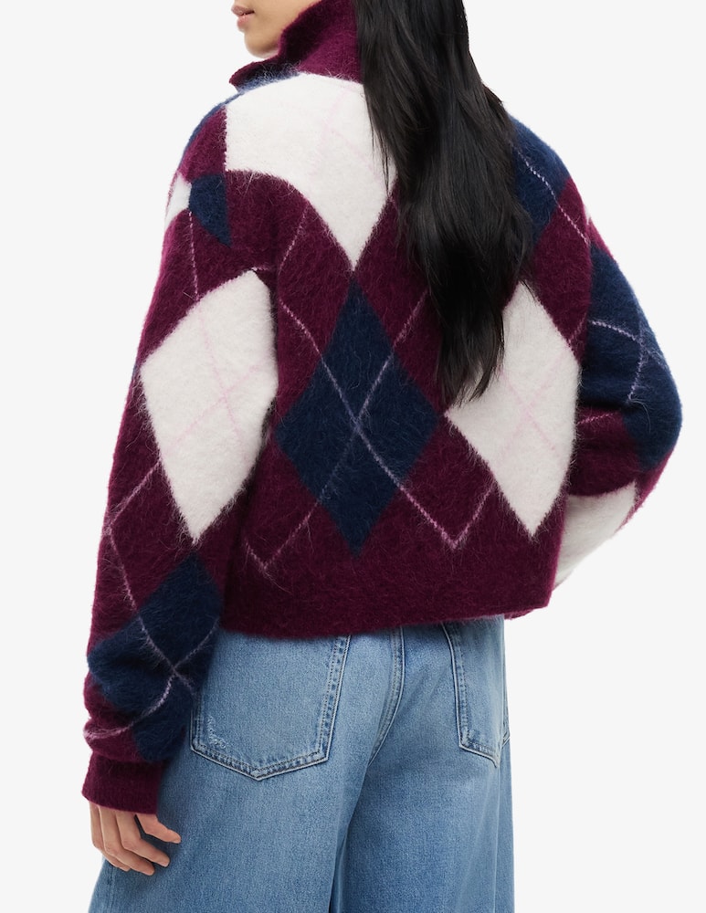 rinascente Tommy Jeans Fluffy quarter zip sweater