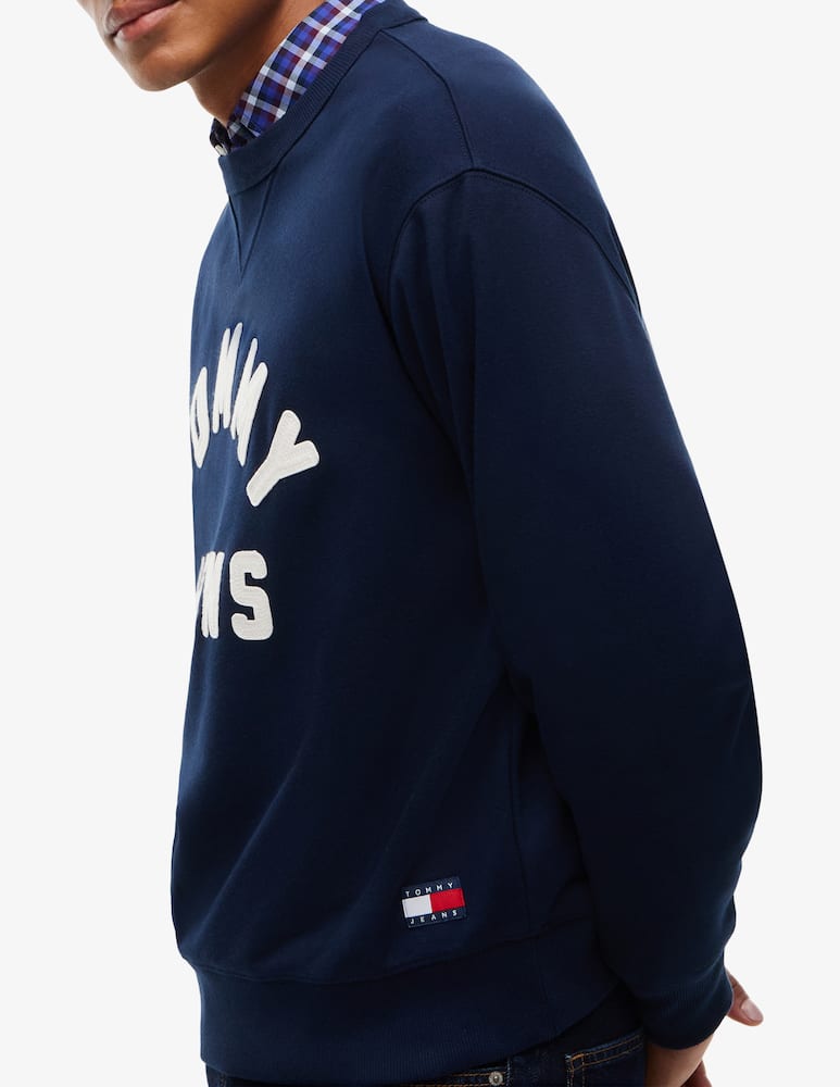 rinascente Tommy Jeans Felpa girocollo con logo