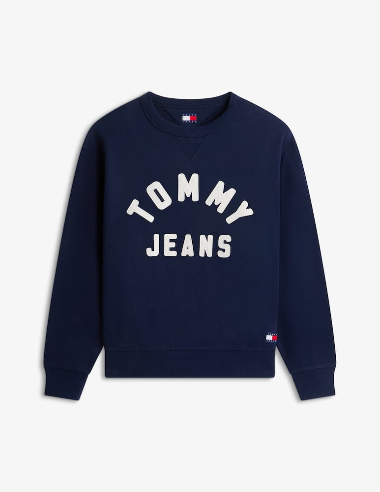 rinascente Tommy Jeans Felpa girocollo con logo