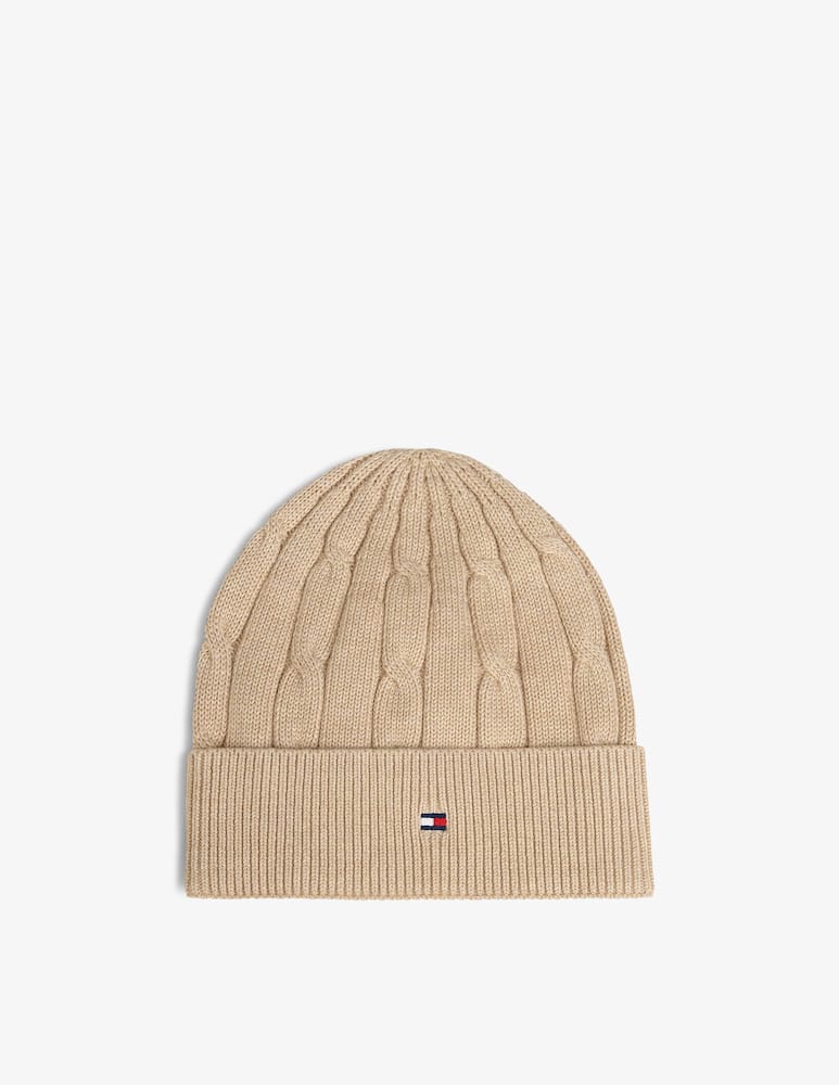 Tommy Hilfiger Berretto a coste con trecce - immagine 1 Tommy Hilfiger Berretto a coste con trecce - immagine 1