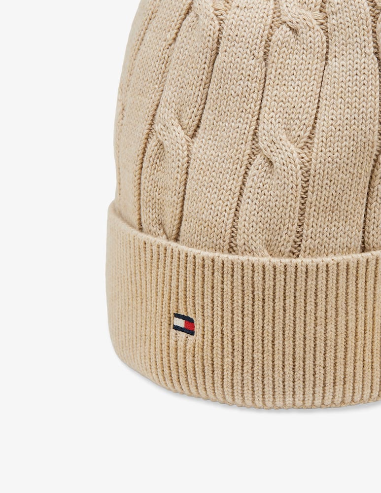 Tommy Hilfiger Berretto a coste con trecce - immagine 3 Tommy Hilfiger Berretto a coste con trecce - immagine 3