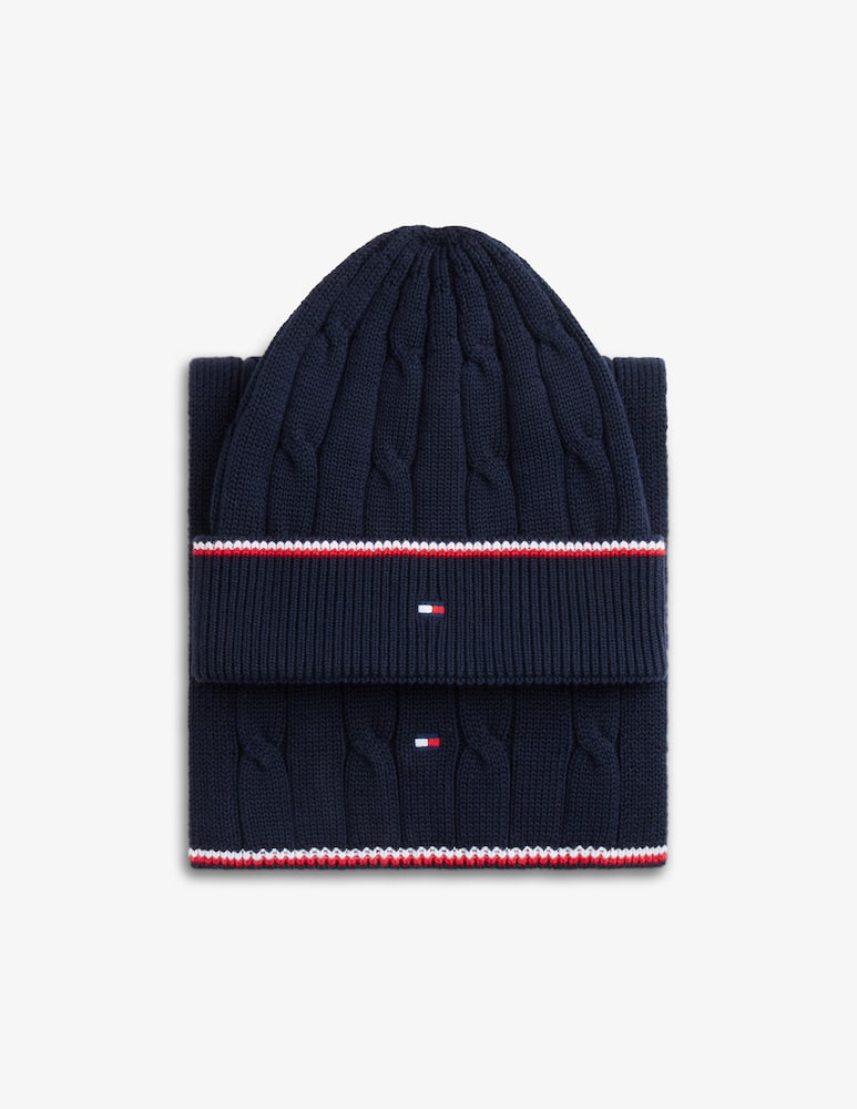 rinascente Tommy Hilfiger Set berretto e sciarpa Essential