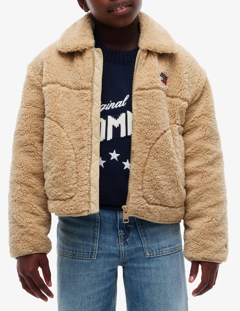 Tommy Hilfiger Giacca teddy con zip - immagine 2 Tommy Hilfiger Giacca teddy con zip - immagine 2
