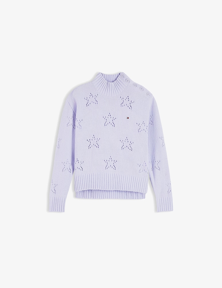 Tommy Hilfiger Maglia collo alto in ciniglia - immagine 1 Tommy Hilfiger Maglia collo alto in ciniglia - immagine 1