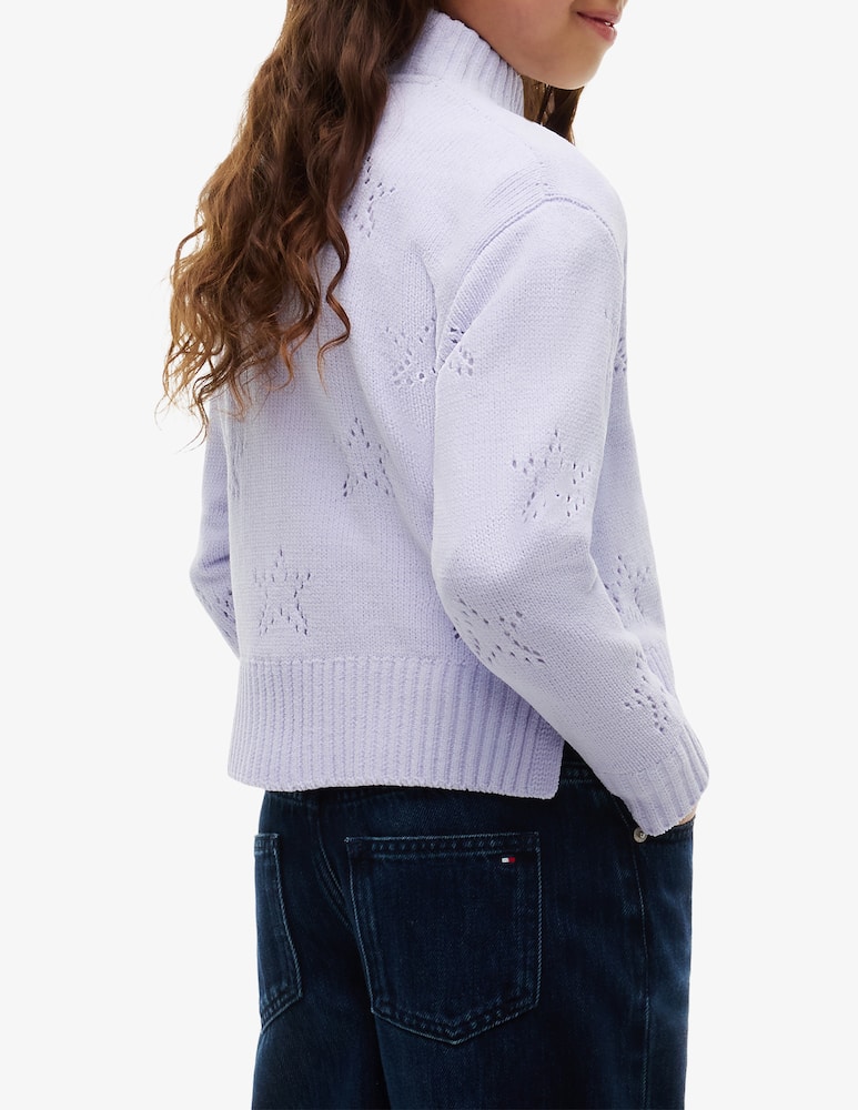 Tommy Hilfiger Maglia collo alto in ciniglia - immagine 3 Tommy Hilfiger Maglia collo alto in ciniglia - immagine 3