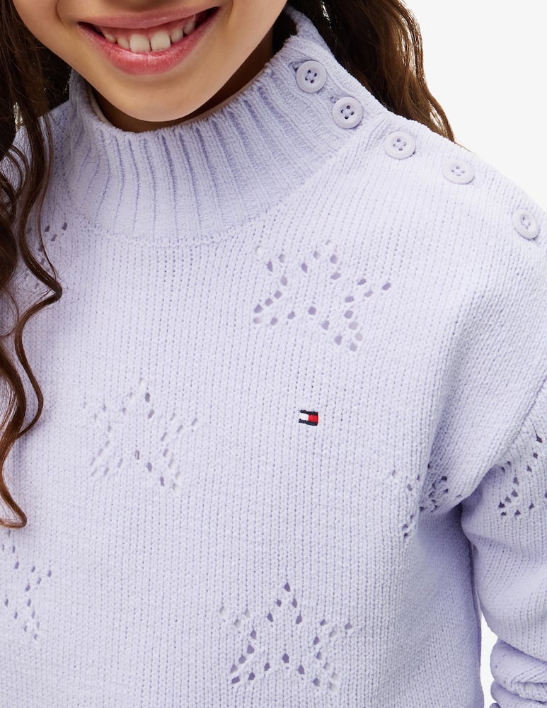 Tommy Hilfiger Maglia collo alto in ciniglia - immagine 4 Tommy Hilfiger Maglia collo alto in ciniglia - immagine 4