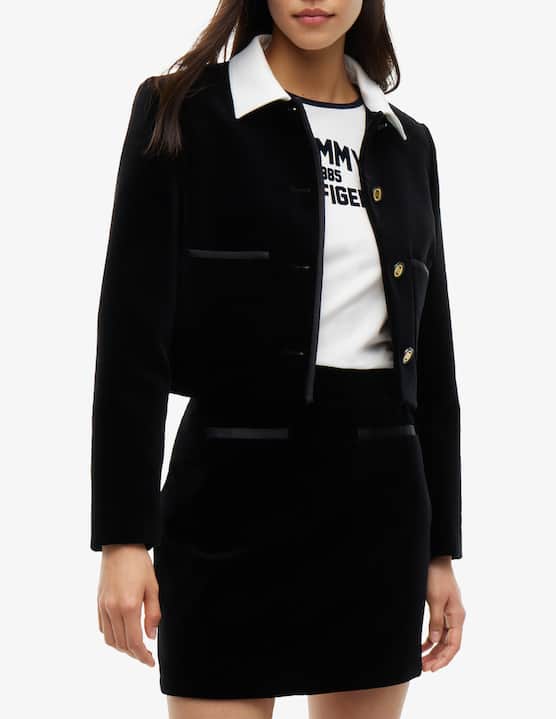 Tommy Hilfiger - Giacca con colletto in velluto - €299,90