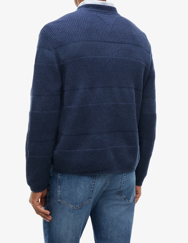 rinascente Tommy Jeans Maglia girocollo textured con logo