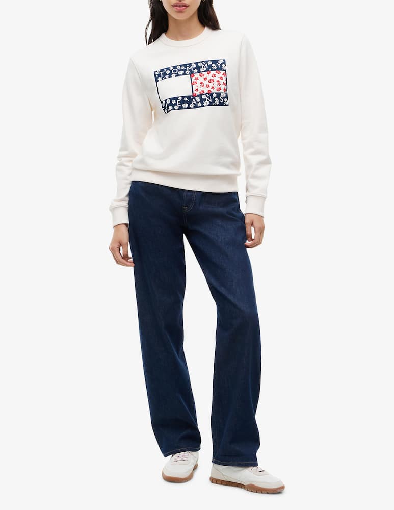 rinascente Tommy Jeans Felpa girocollo con logo