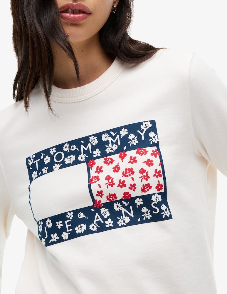 rinascente Tommy Jeans Felpa girocollo con logo