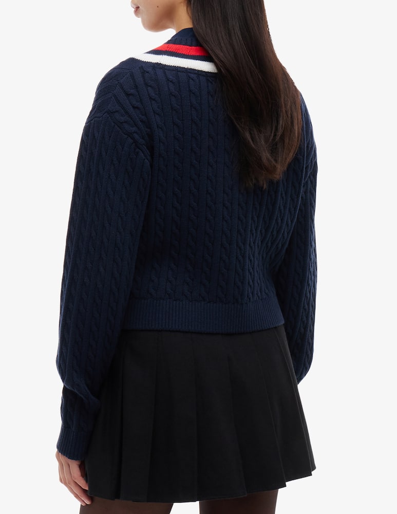 rinascente Tommy Jeans Cable tipping sweater
