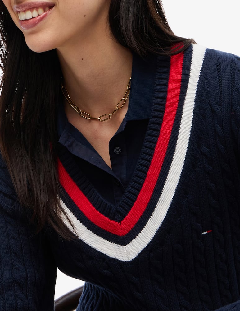 rinascente Tommy Jeans Cable tipping sweater
