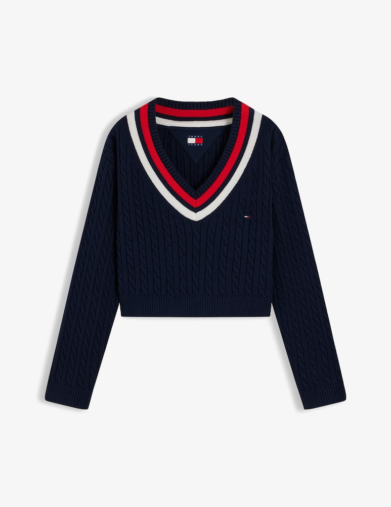 rinascente Tommy Jeans Cable tipping sweater