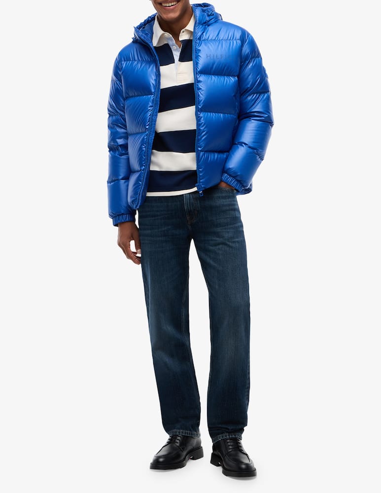 Tommy Hilfiger Shiny down hooded puffer - picture 2 Tommy Hilfiger Shiny down hooded puffer - picture 2