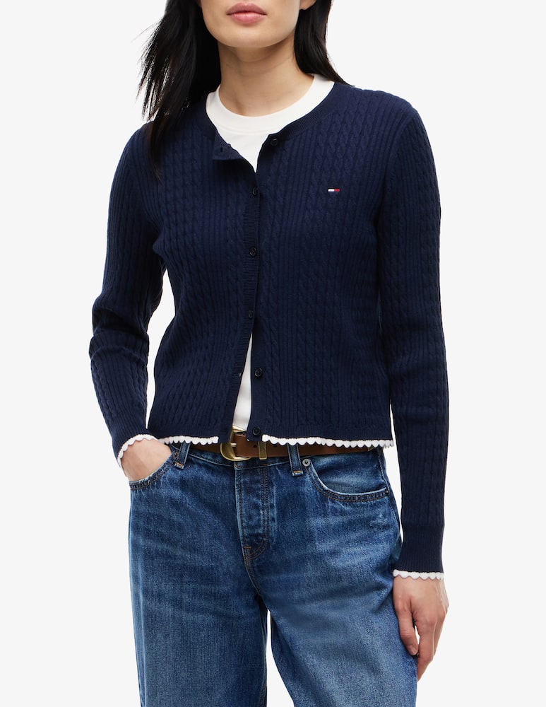rinascente Tommy Jeans Cardigan girocollo a trecce