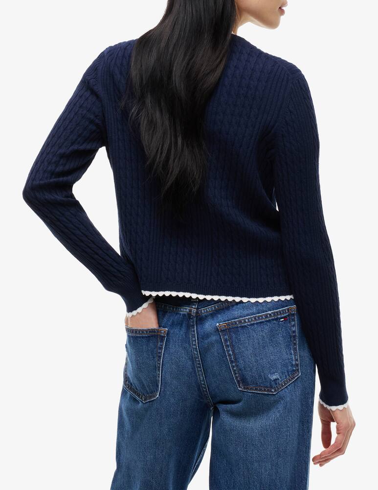 rinascente Tommy Jeans Cardigan girocollo a trecce