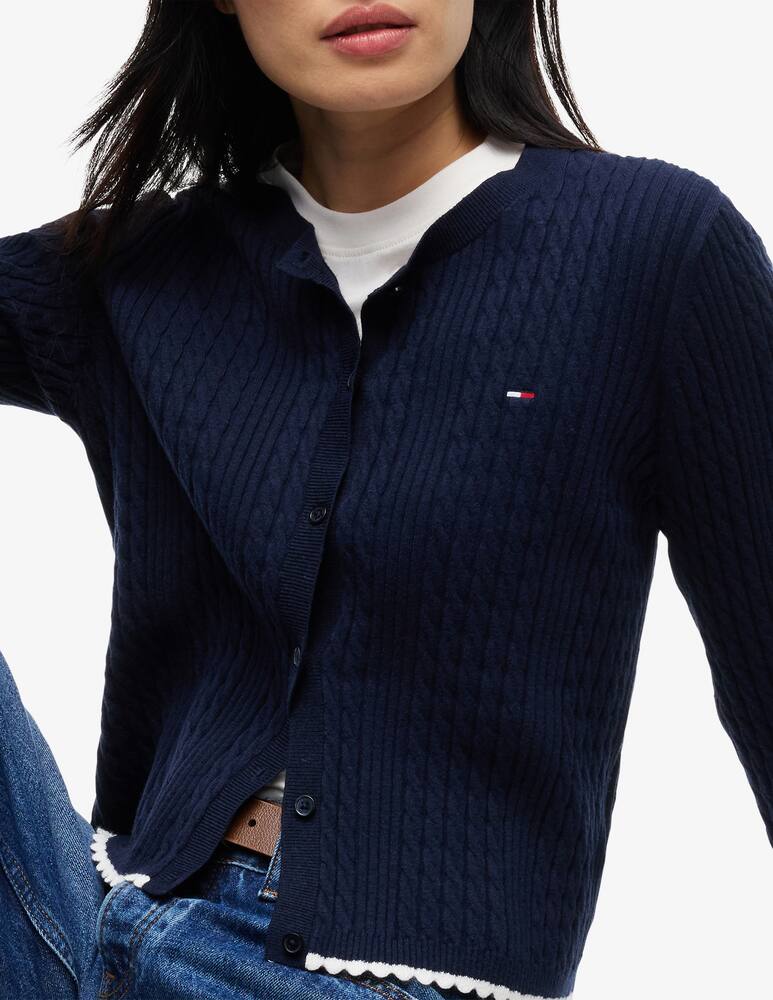 rinascente Tommy Jeans Cardigan girocollo a trecce