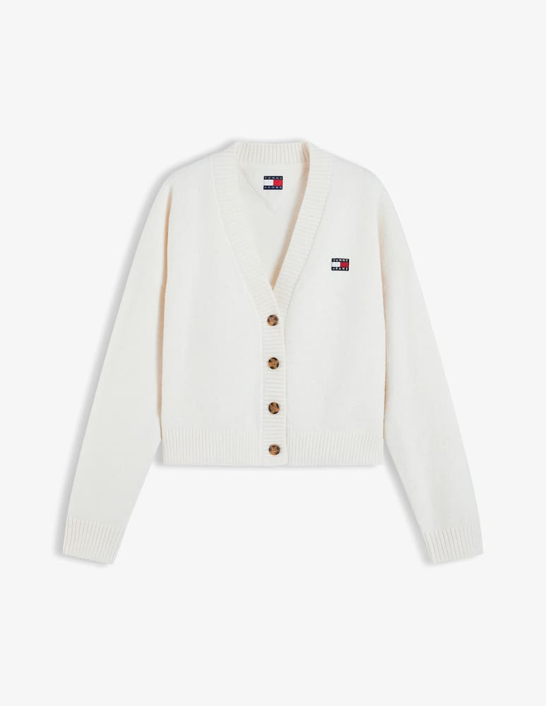 rinascente Tommy Jeans Cardigan fluffy con logo