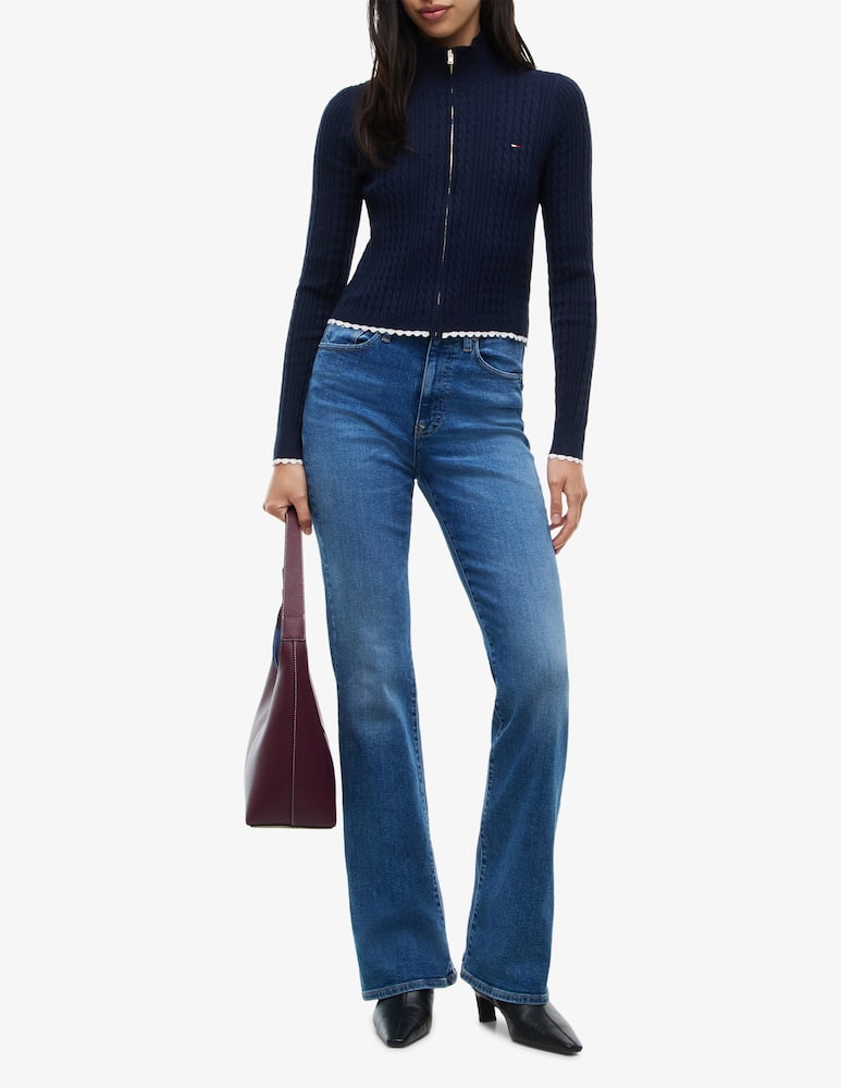 rinascente Tommy Jeans Cardigan zip con trecce