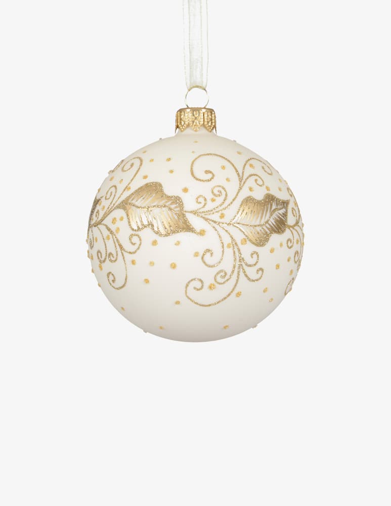 Kaemingk Pallina foglie e ricci 8cm - immagine 1 Kaemingk Pallina foglie e ricci 8cm - immagine 1