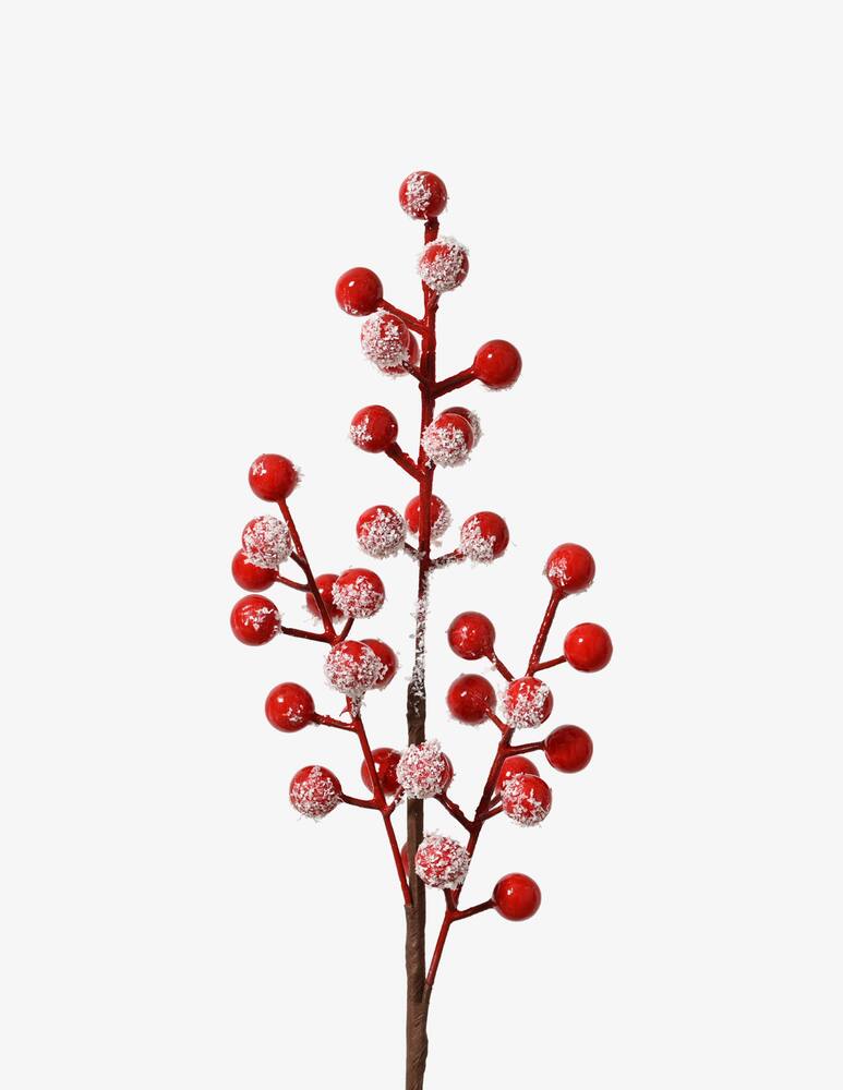 rinascente Kaemingk Ramo Bacche Rosse Neve