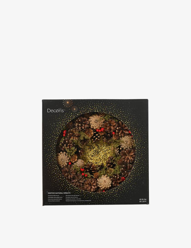 rinascente Kaemingk Pinecone and Berry Wreath