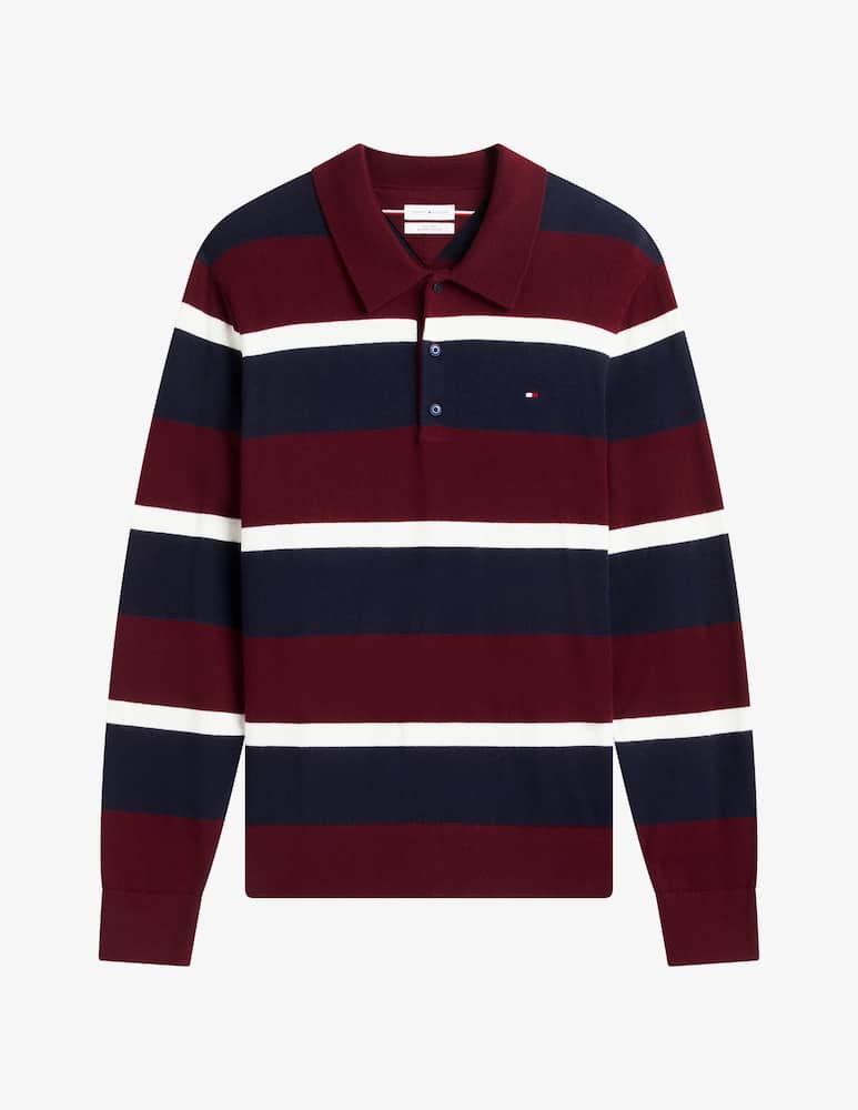 rinascente Tommy Hilfiger Striped long-sleeve polo