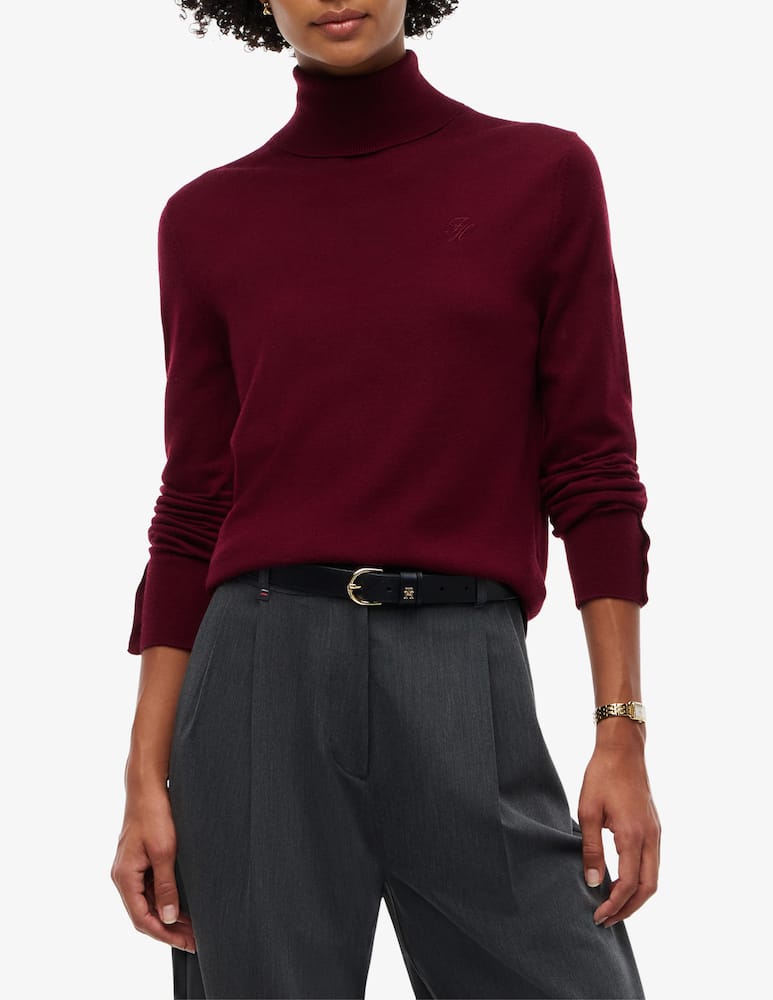 Tommy Hilfiger Dolcevita in merino - immagine 1 Tommy Hilfiger Dolcevita in merino - immagine 1