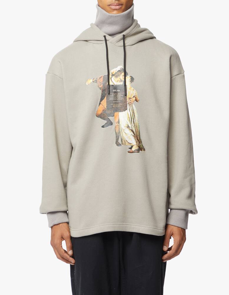 rinascente Tee Library Felpa con cappuccio a collo alto