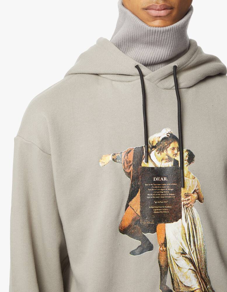 rinascente Tee Library Felpa con cappuccio a collo alto