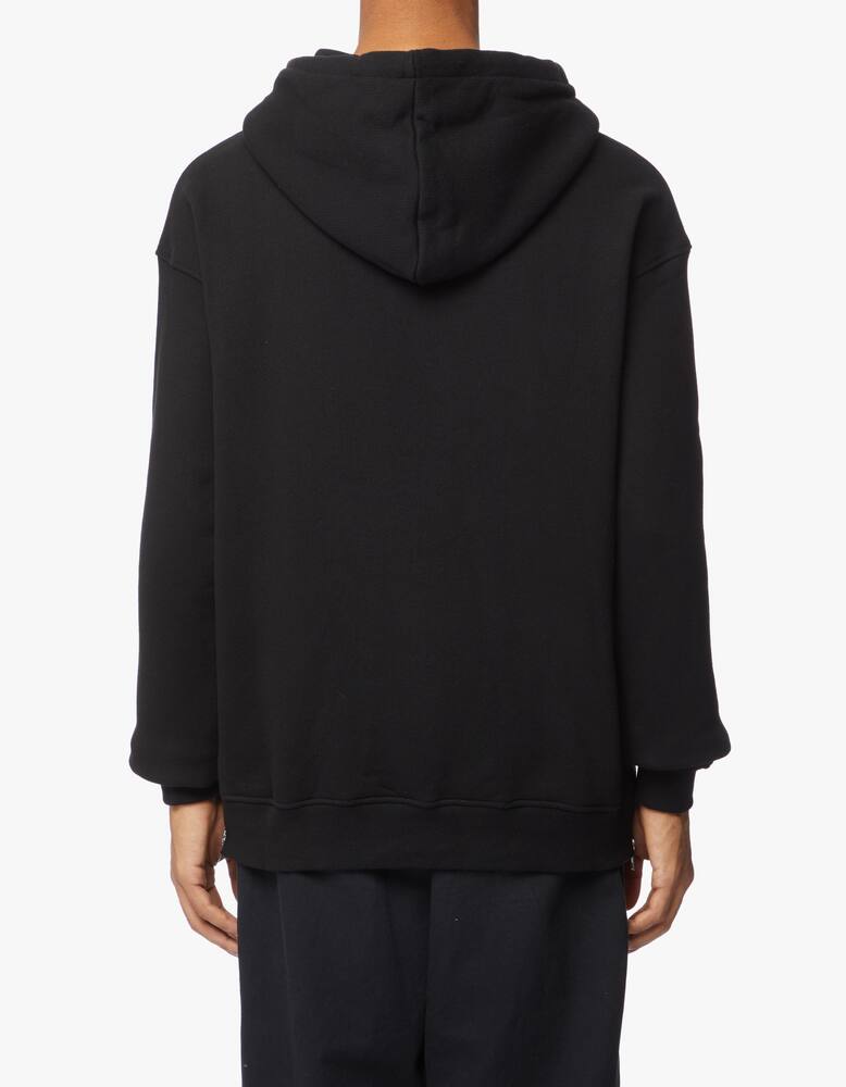 rinascente Tee Library Zipped slit hoodie