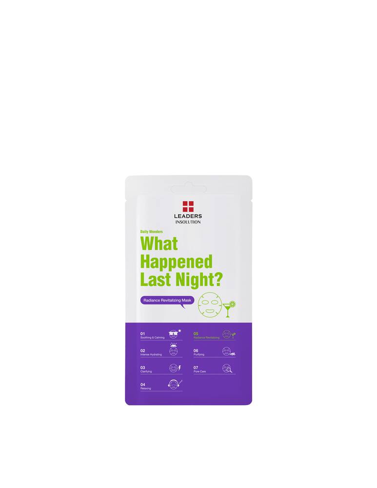 Leaders Maschera What Happened Last Night? Radiance Revitalizing - immagine 1 Leaders Maschera What Happened Last Night? Radiance Revitalizing - immagine 1