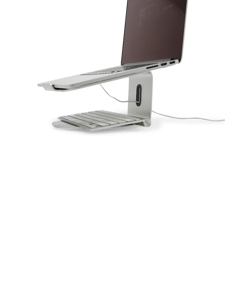 rinascente Pout Eyes 4 Rialzo Girevole Per Portatile - Argento