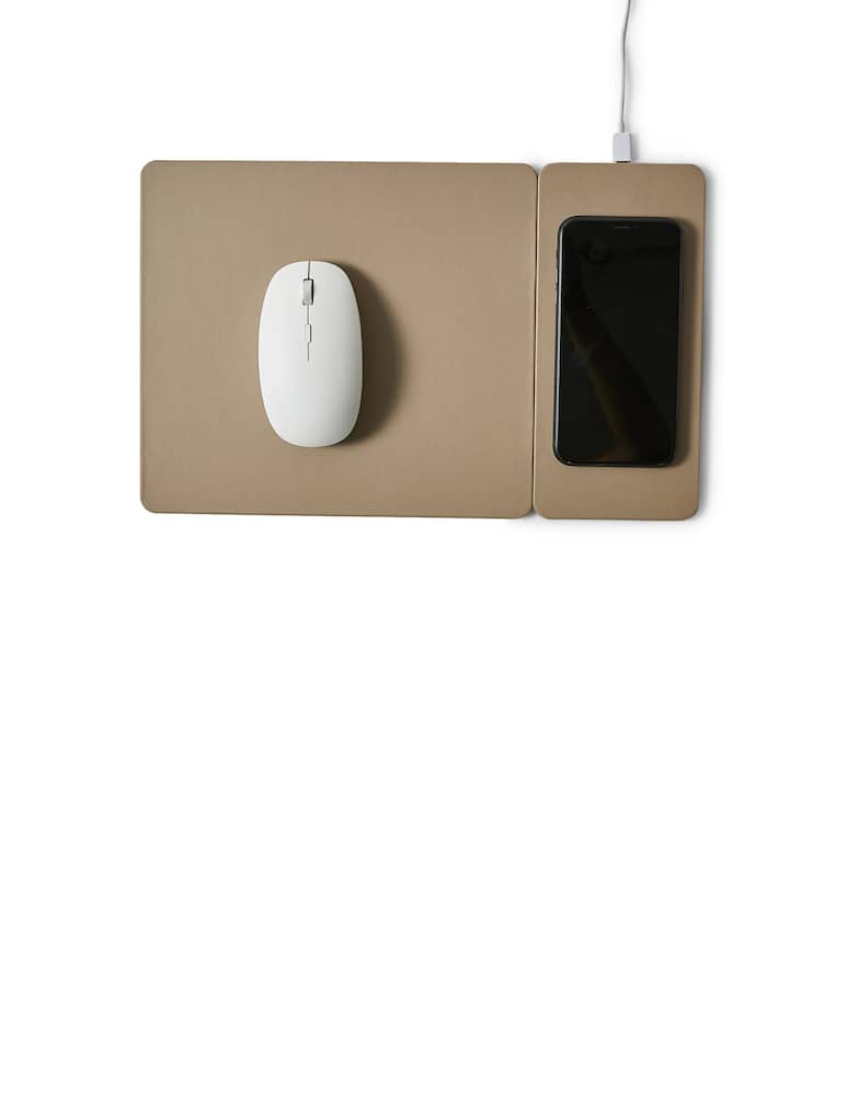 rinascente Pout Hands 3 Split Wireless Charging Mouse Pad Detachable - Beige