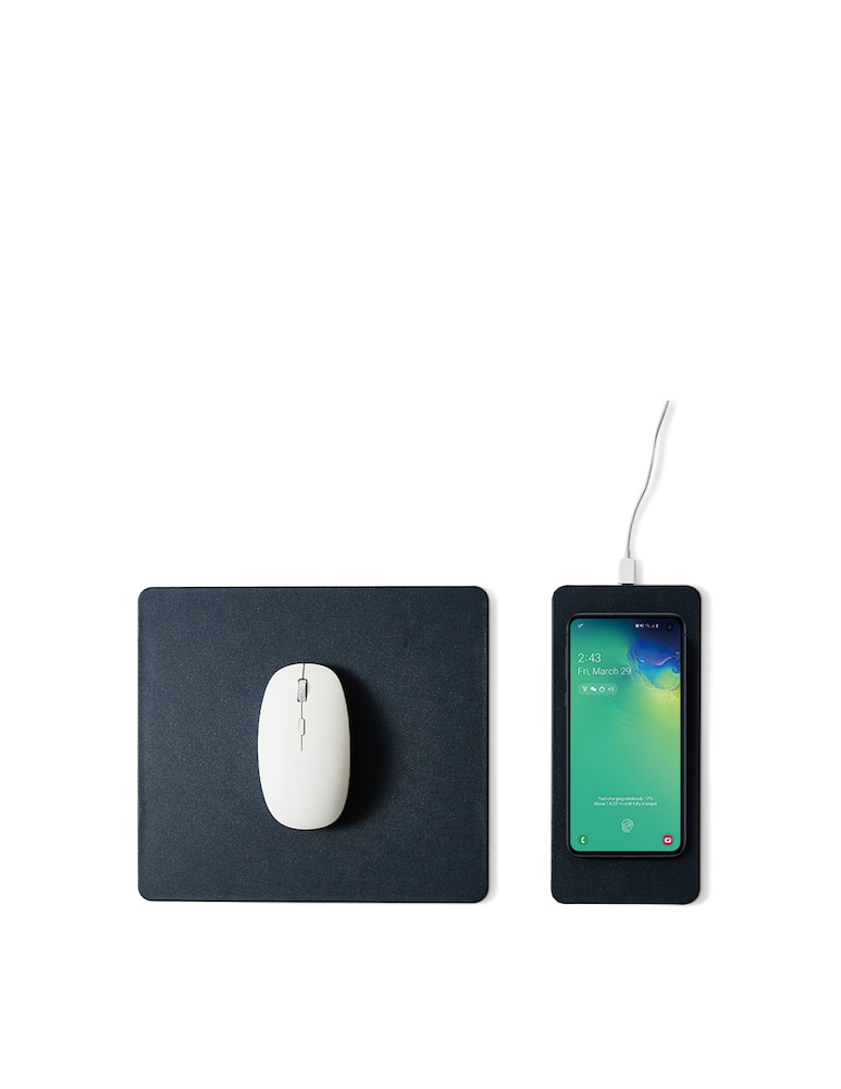 rinascente Pout Hands 3 Split Wireless Charging Mouse Pad Detachable - Blue