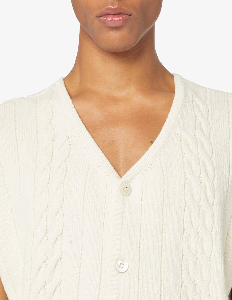 rinascente Dunst Gillet maglia buttoned cable 