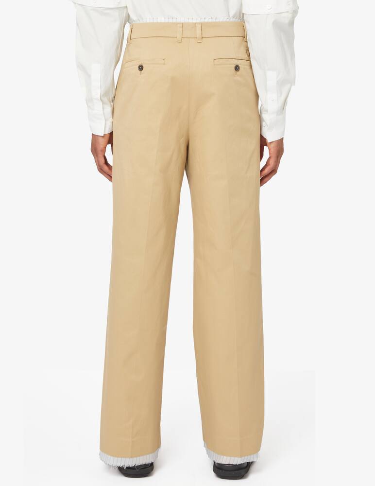 rinascente Dunst Straight layered chino pants 
