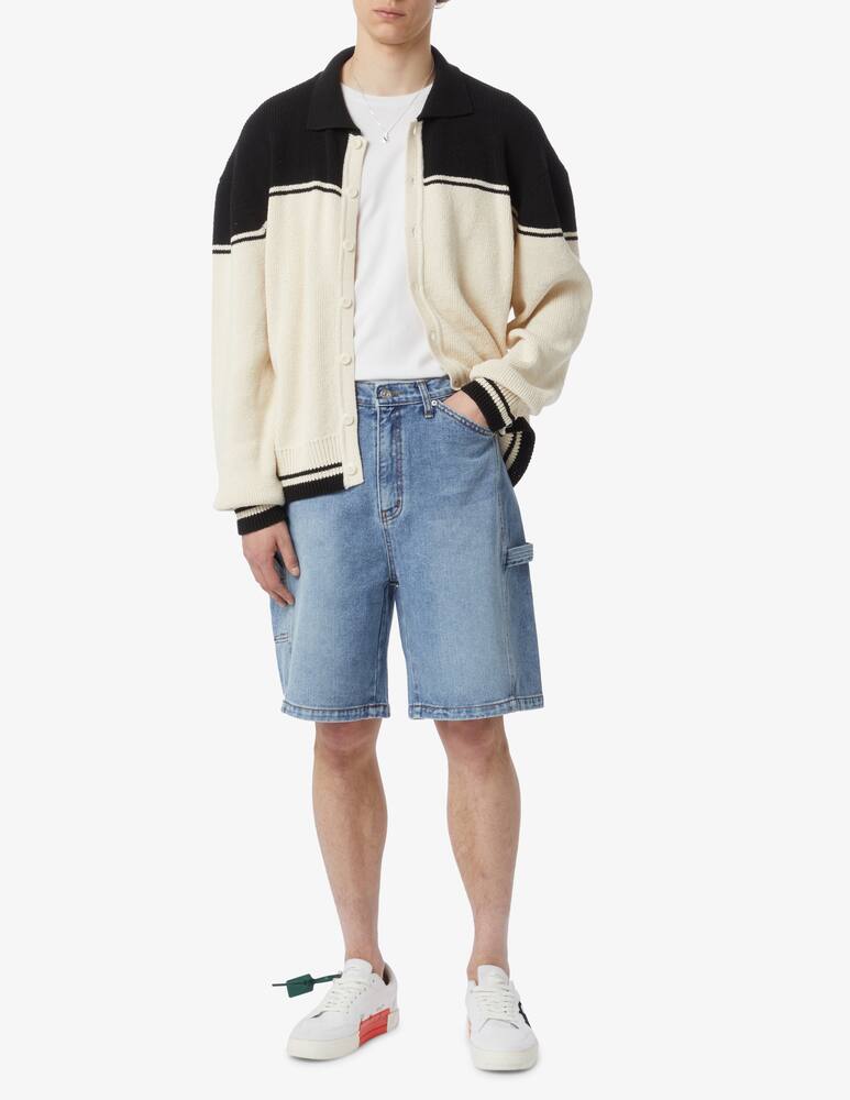 rinascente Dunst Curved denim shorts 