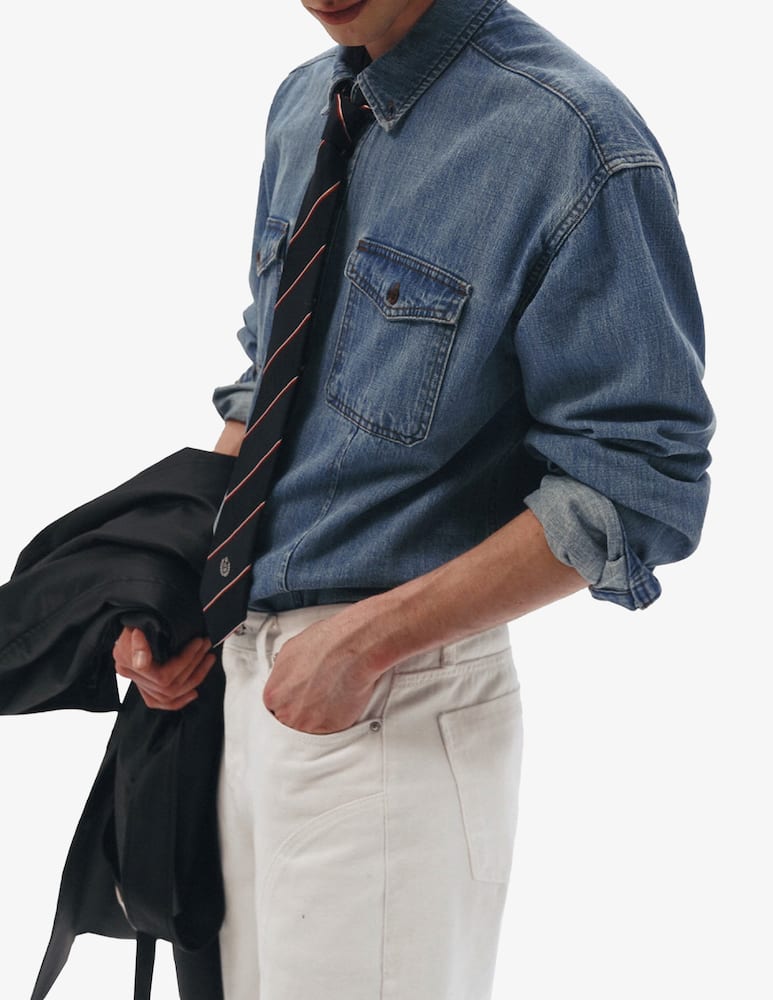 Dunst Camicia unisex classic denim - immagine 4